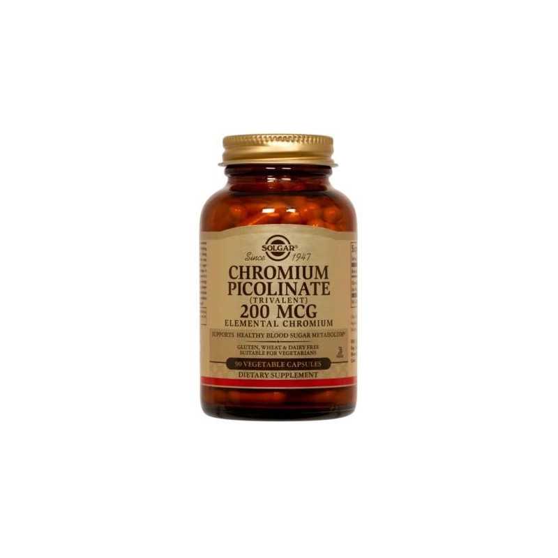 Picolinato de cromo 200mcg x90cap (Solgar)