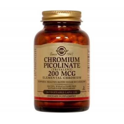 Picolinato de cromo 200mcg x90cap (Solgar)