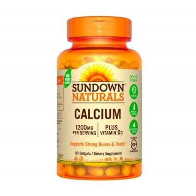 Calcio 1200mg + Vitamina D 1000ui x60cap (Sundown)