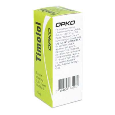 Timolol 0,5% solucion oftalmica x10ml Opko (Cenabast)
