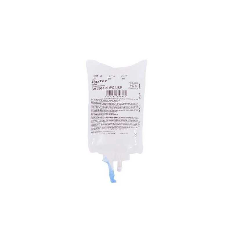Glucosa 5% Viaflex 500cc (Baxter)