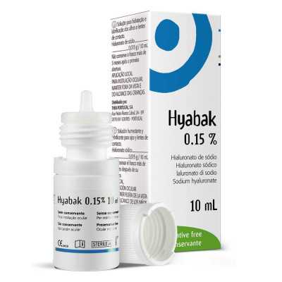 Hyabak 0,15% solucion oftalmica 10ml