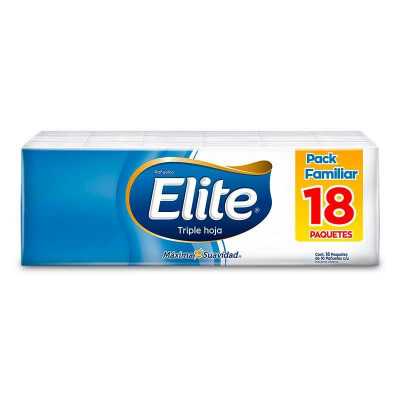 Elite Pañuelo desechable triple hoja (Pack X 18)
