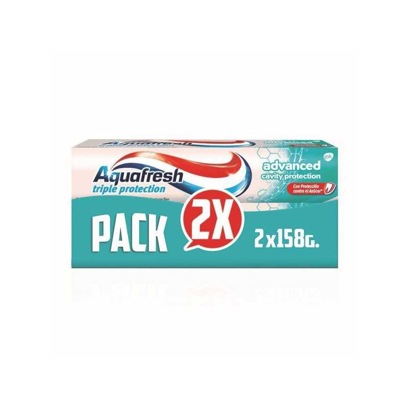 Aquafresh Pasta advanced pasta 158gr x2