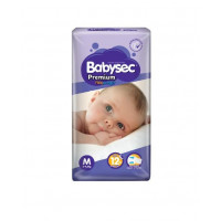 Babysec Premium pañales desechables talla M 20 unidades. Pañales Infantiles