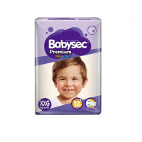 Babysec Premium pañales desechables talla XXG 14 unidades Pañales Infantiles
