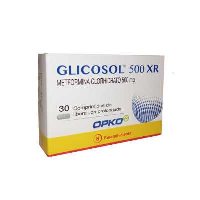 Glicosol XR 500mg x30com
