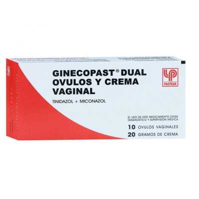 Ginecopast Dual (10 Ovulos + Crema Vaginal 20Gr)