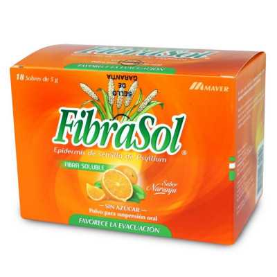 Fibrasol Naranja polvo sobre 5 gramos x18