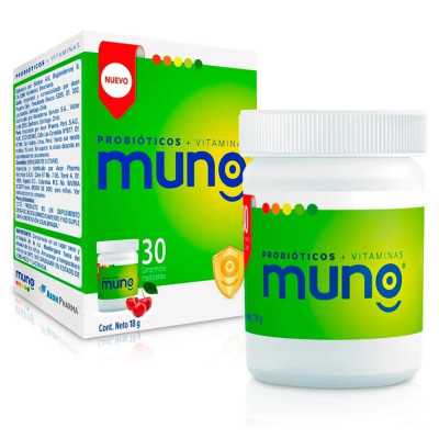 Muno Probioticos + vitaminas x30com
