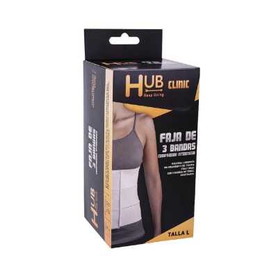 Faja 3 bandas compresion intermedia talla L (HUB)