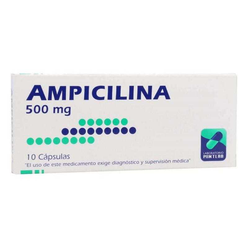 Ampicilina 500mg x10cap. (Mintlab)