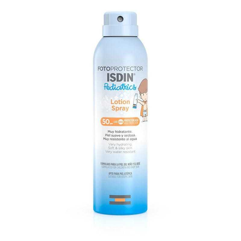 Isdin fotoprotector Pediatrics Lotion spray SPF 50 250 ml. Protector solar infantil
