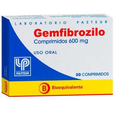 Gemfibrozilo 600mg x30com. Pasteur (Cenabast)