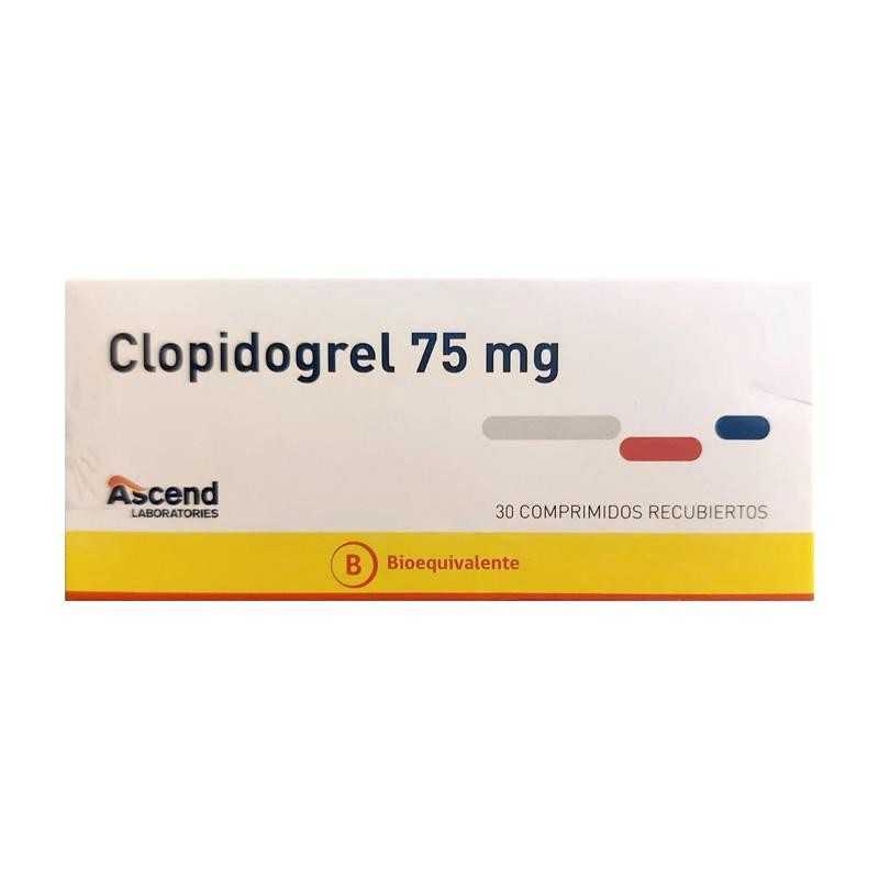 Clopidogrel 75mg x30com Ascend (Cenabast)