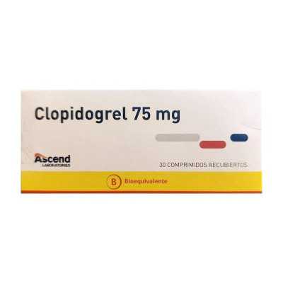 Clopidogrel 75mg x30com Ascend (Cenabast)