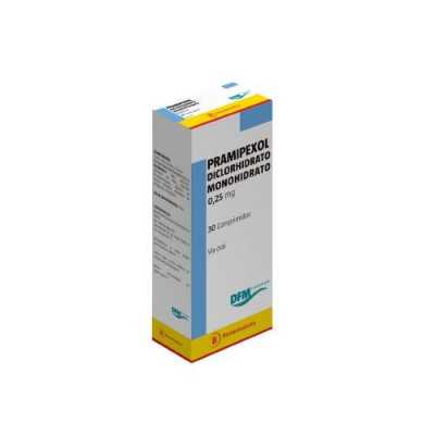 Pramipexol 0,25mg x30com. Difem (Cenabast)