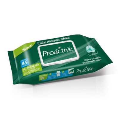 Toallas Humedas para adulto x45 (Proactive)