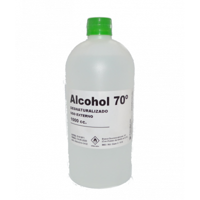 Alcohol Desnaturalizado 70º 1000cc (Araucomed)