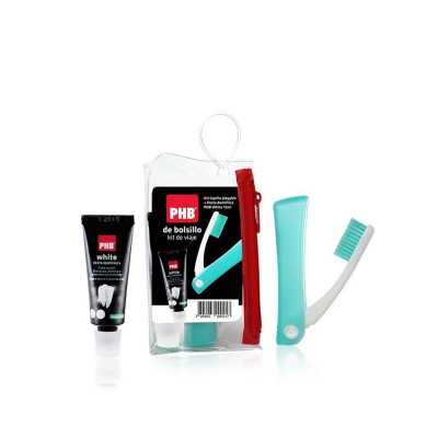 Phb de bolsillo kit cepillo dental + pasta 15ml