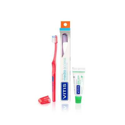 Vitis Pack cepillo access medio + mini pasta 15ml