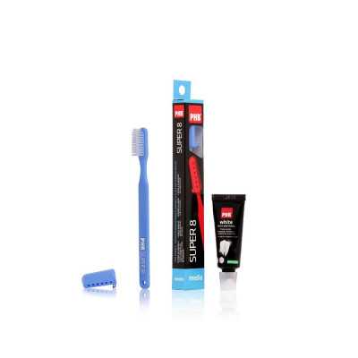 Phb Cepillo dental super 8 medio + pasta 15ml