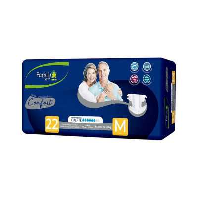 Pañal Adulto confort talla M x22 (Family Set)