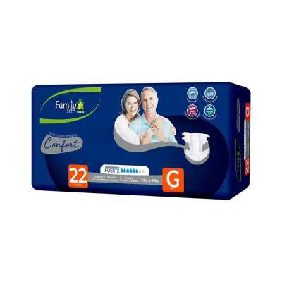 Pañal Adulto confort talla G x22 (Family Set)