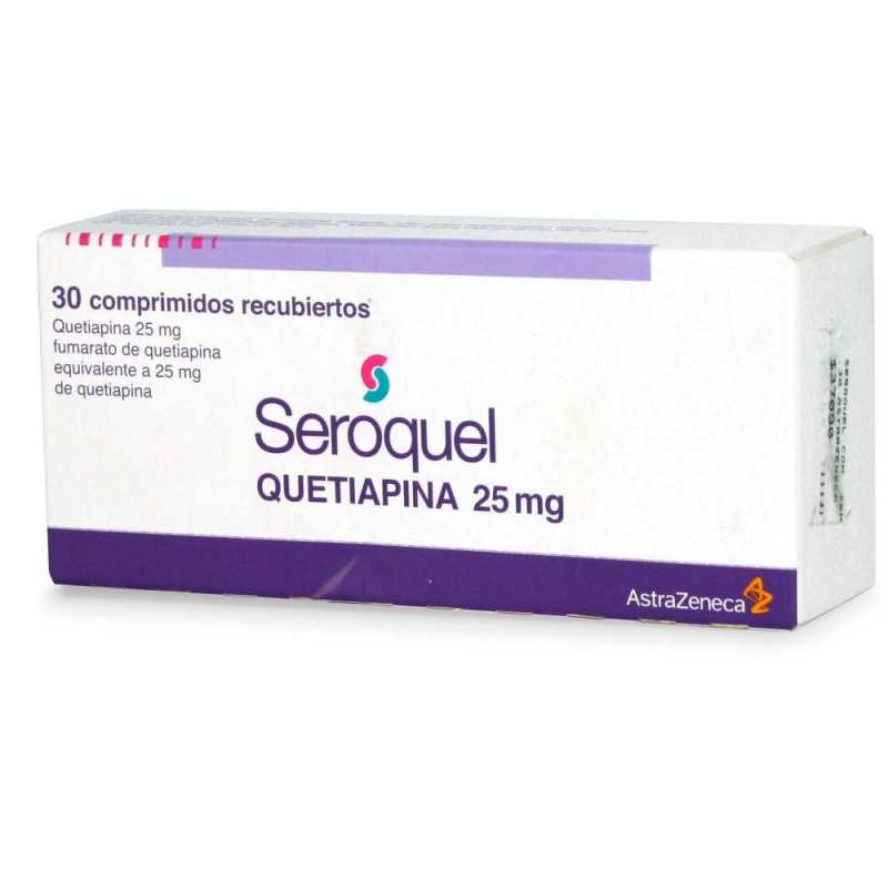 Seroquel 25mg x30com