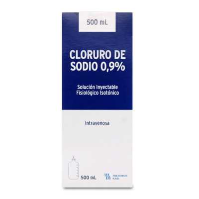 Cloruro de sodio 0,9% 500ml Fresenius (Cenabast)
