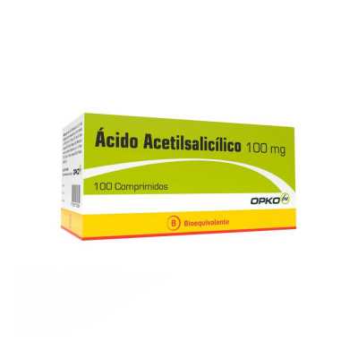 Acido Acetilsalicilico 100mg x100com Opko (Cenabast)
