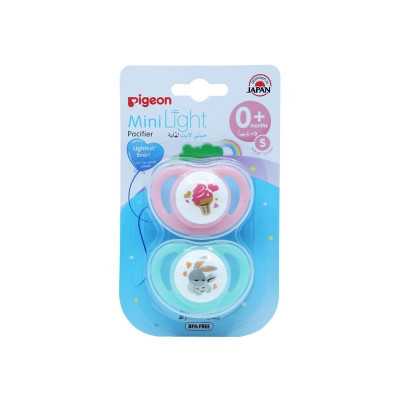 Pigeon Minilight chupete silicona etapa 1 (0+ Meses) x2