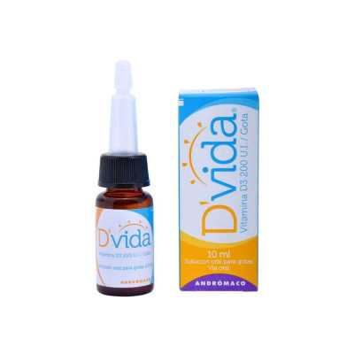 Dvida Vitamina D3 gotas 200 U.I./Gota 10ml
