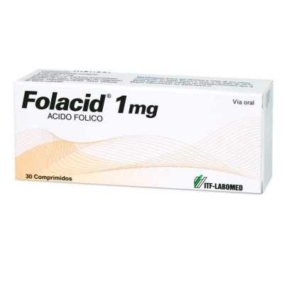 Folacid 1mg x30com.