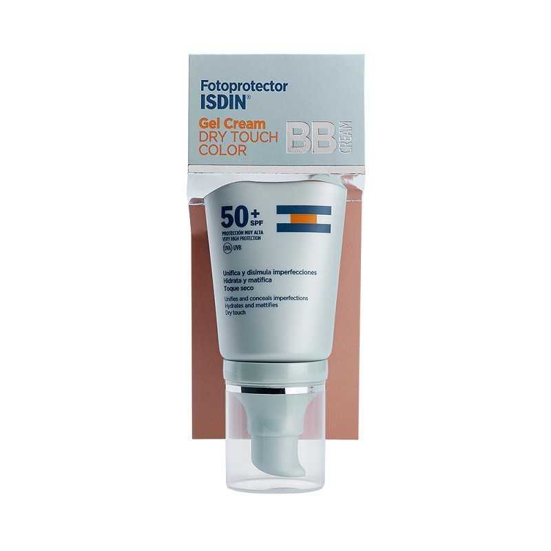 Protector Solar isdin bb gel crema dry touch color FPS50+ 50ml
