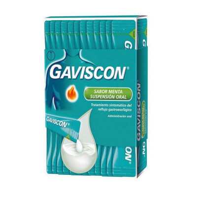Gaviscon Menta solucion oral Sachet 10ml sachet caja x12