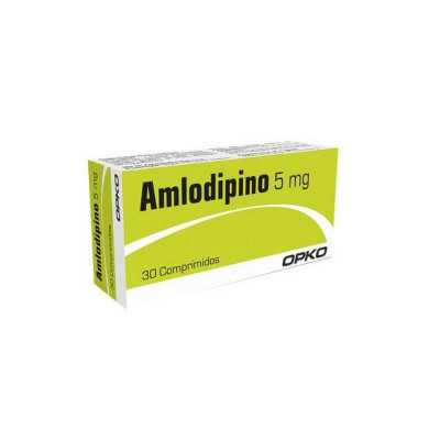 Amlodipino 5mg x 30com (Opko)
