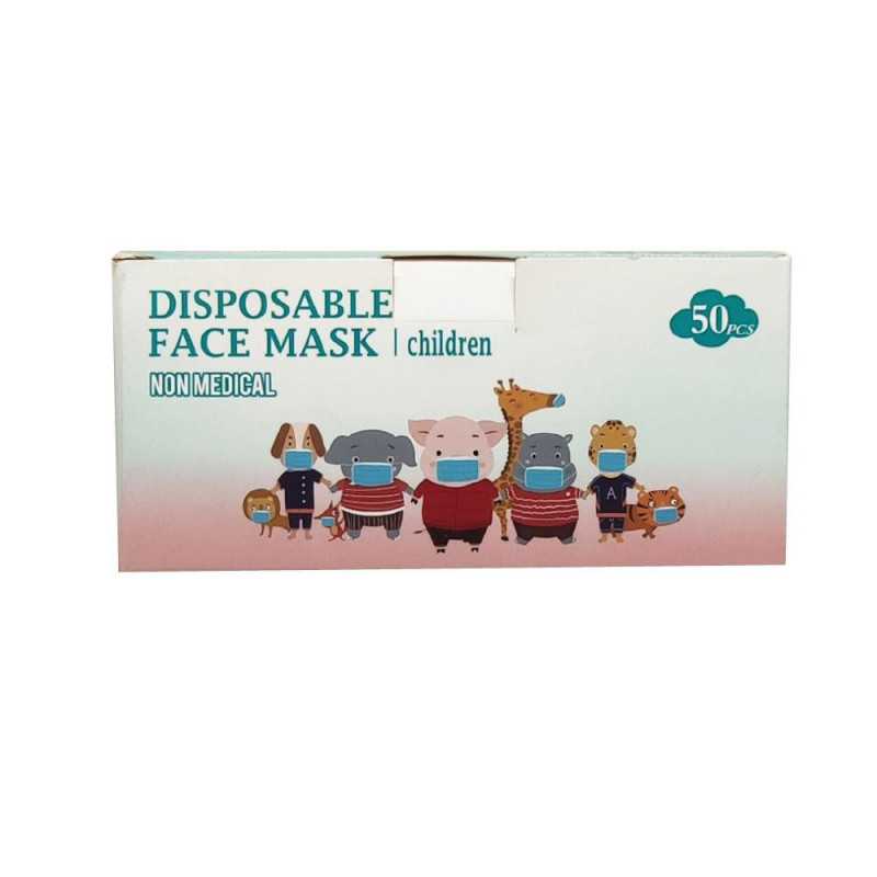 Mascarilla con elastico niños x 50 (Generica)