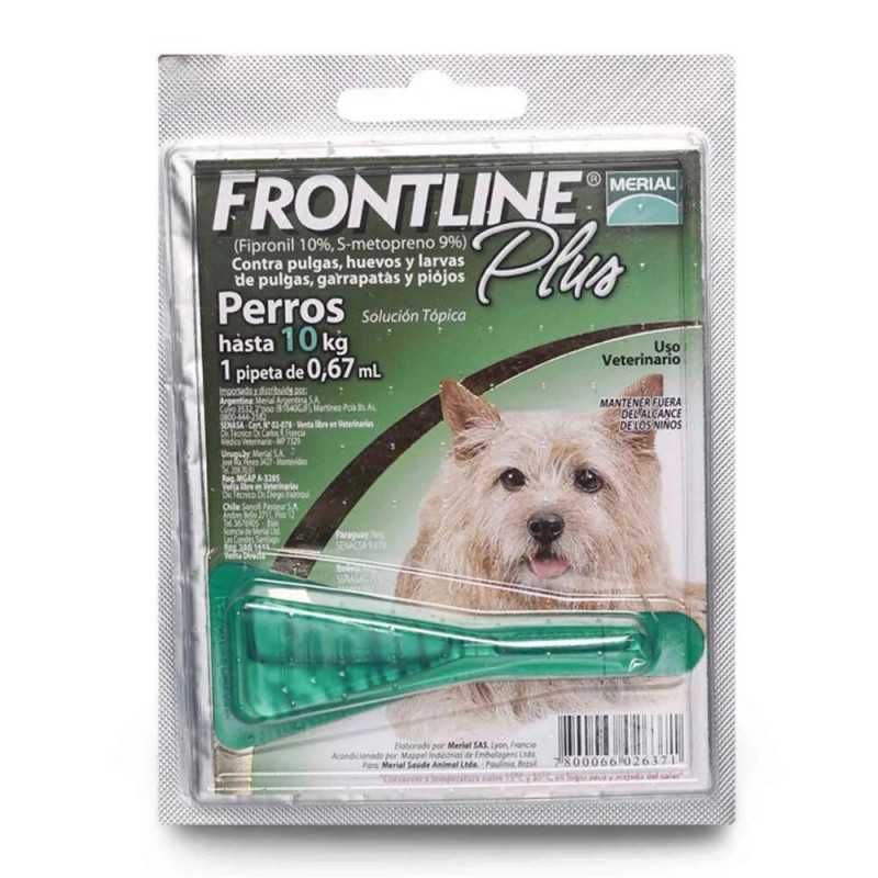 Frontline Plus perros 2-10kg pipeta 0,67ml