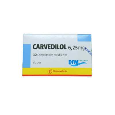 Carvedilol 6.25mg x30com Difem (Cenabast)