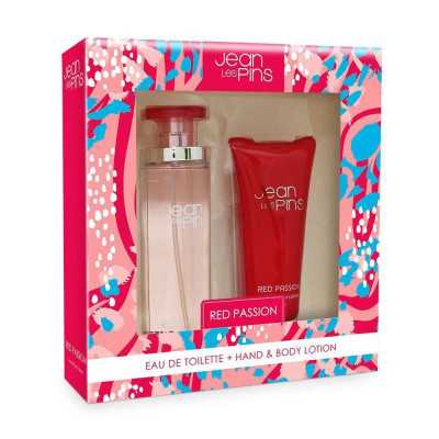 Jean Les pins red passion colonia + locion corporal