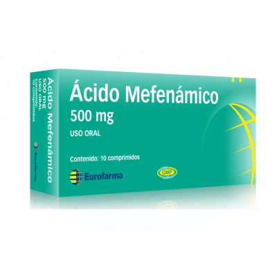 Ac Mefenamico 500mg x10com. (Eurofarma)