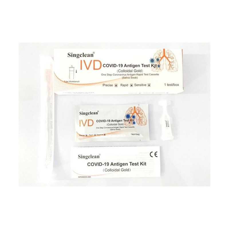 Test Antigenos covid-19 saliva (Singclean)