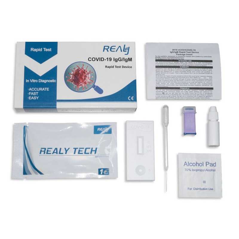 Test Rapido anticuerpos covid-19 (Realy)