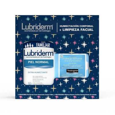 Lubriderm Pack crema humectante 750ml + toa.desmaq