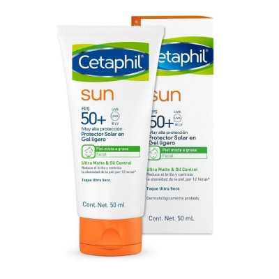 Cetaphil Sun gel ligero sin color FPS 50+ x50ml
