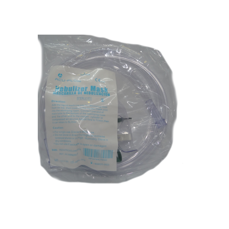 Mascarilla con nebulizador pediatrica
