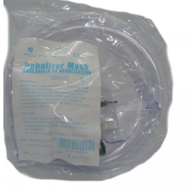 Mascarilla con nebulizador pediatrica