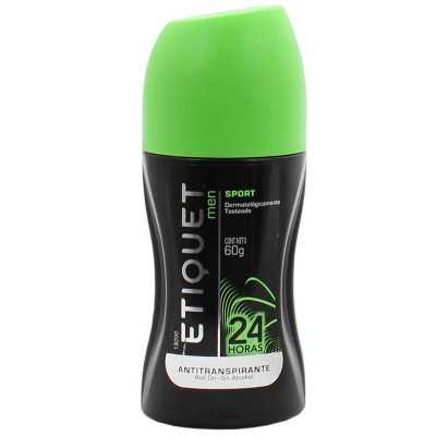 Etiquet Antitranspirante roll-on 60g men sport
