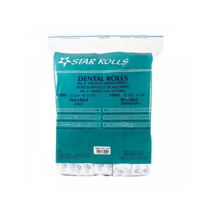 Torulas Algodón trenzado star roll x100